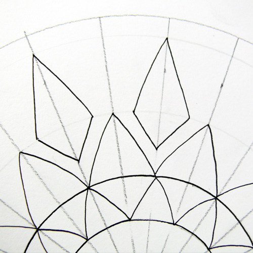 500x500 How To Draw A Mandala Using Grids