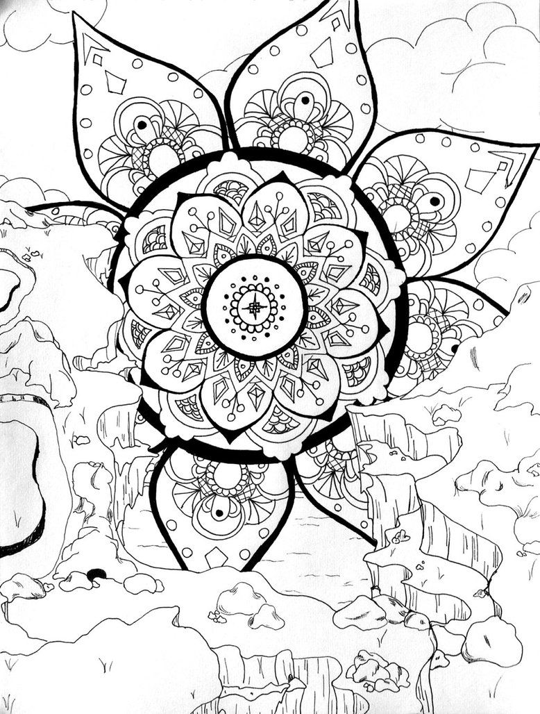 778x1028 Mandala Sunrise By Peanutbutter Paige