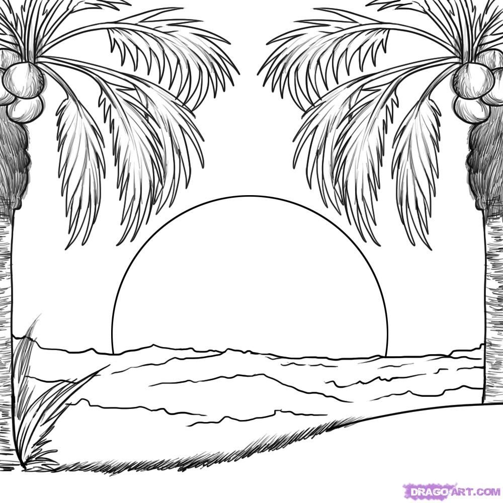 1000x1000 How To Draw A Sunset. I Absolutely Love This Webseite. Art
