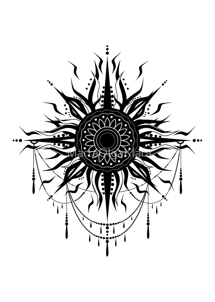 715x1000 Boho Sun Tattoo By Martaolgaklara Redbubble