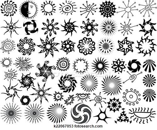 500x416 Small Sun Tattoos Designs And Ideas