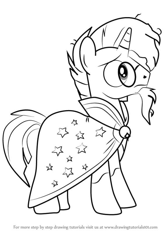 566x800 Learn How To Draw Sunburst From My Little Pony