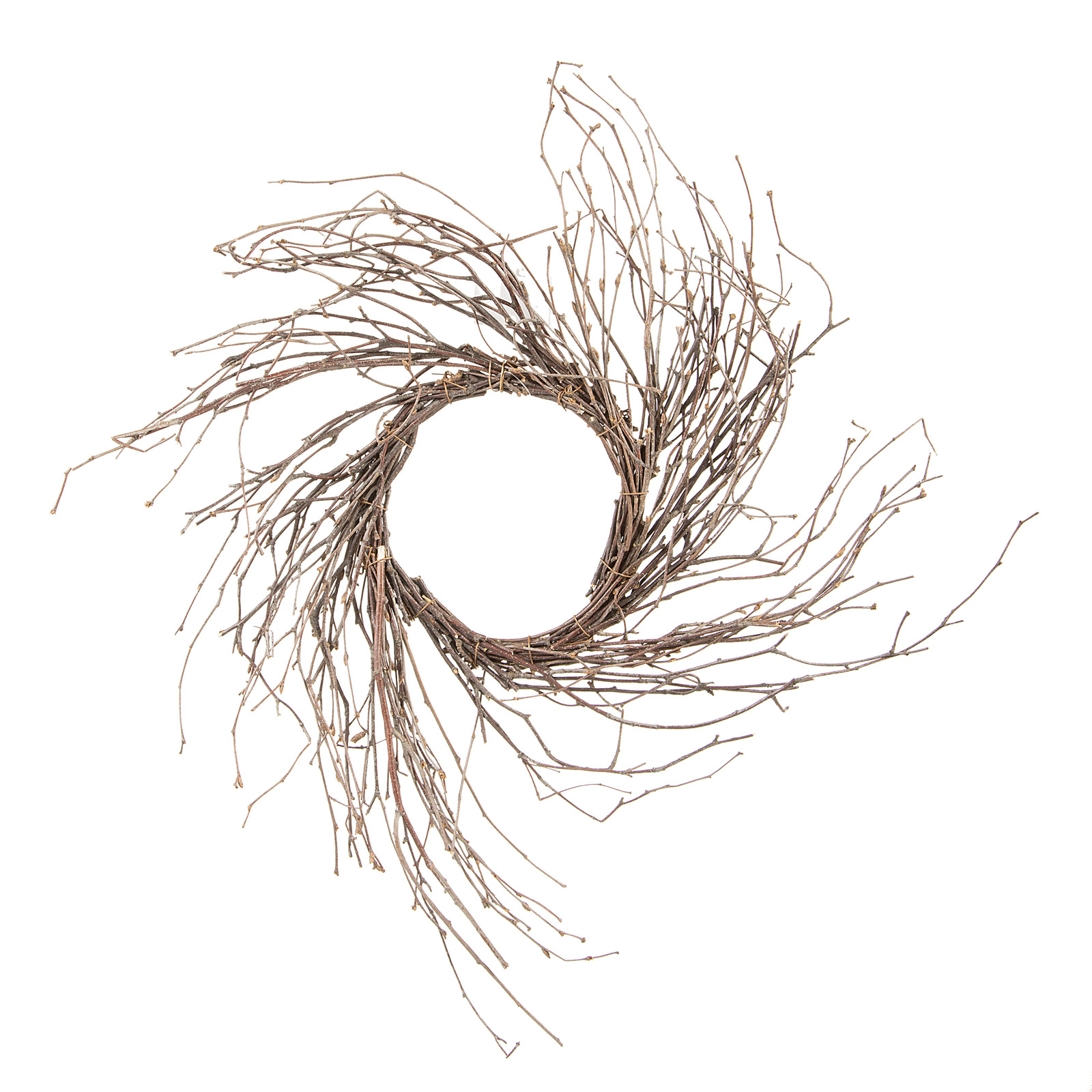 1600x1600 Twig Sunburst Wreath Natural Birch, 14 Inches