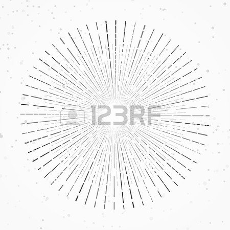 450x450 Vintage Comic Style Hand Drawn Solar Ray Sunburst Explosion