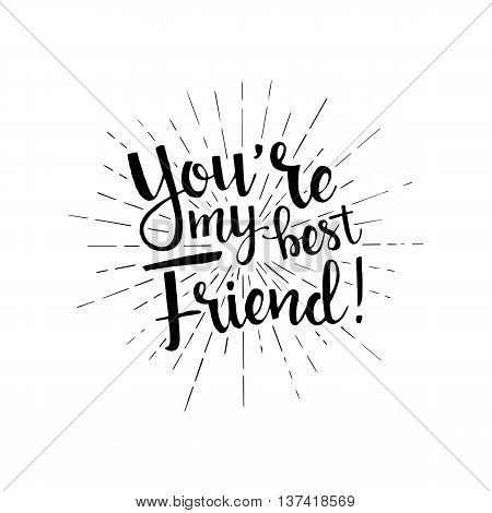 450x470 You My Best Friend Handwritten Vector Amp Photo Bigstock