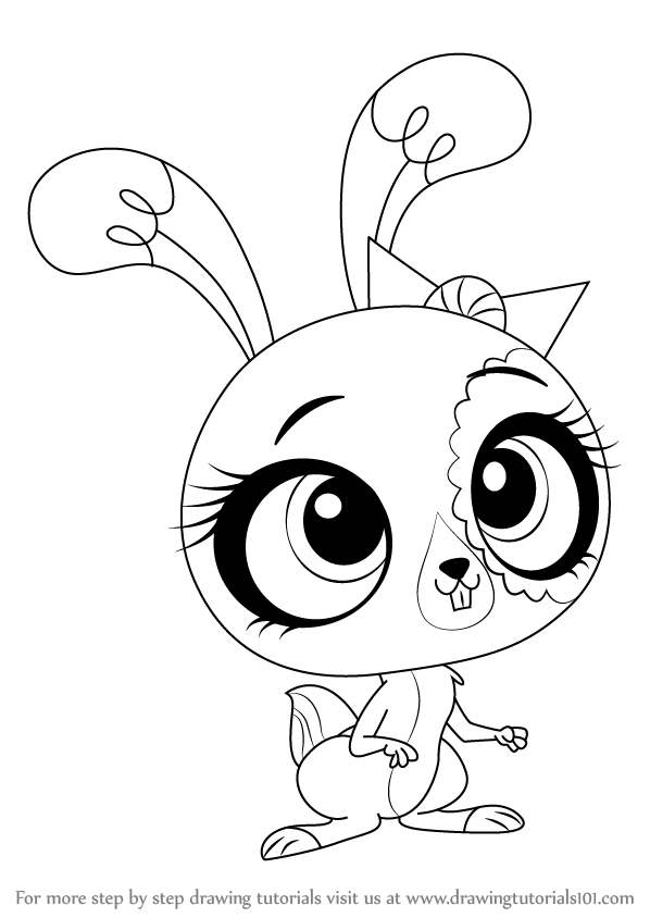 598x844 Learn How To Draw Buttercream Sundae From Littlest Pet Shop