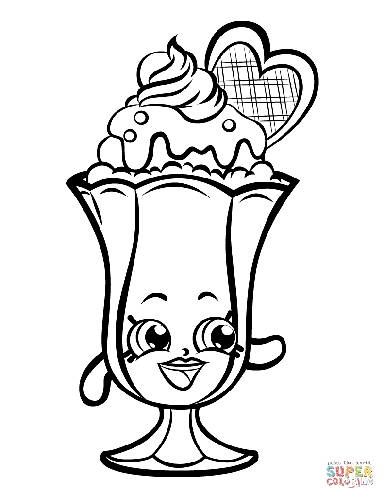 791x1024 Shopkins Coloring Page Suzie Sundae Free