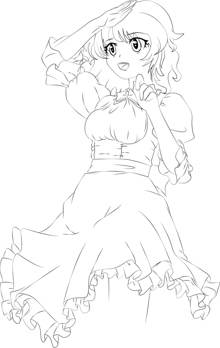 711x1123 Human Pinkie Pie Line Art By Sundownglisten