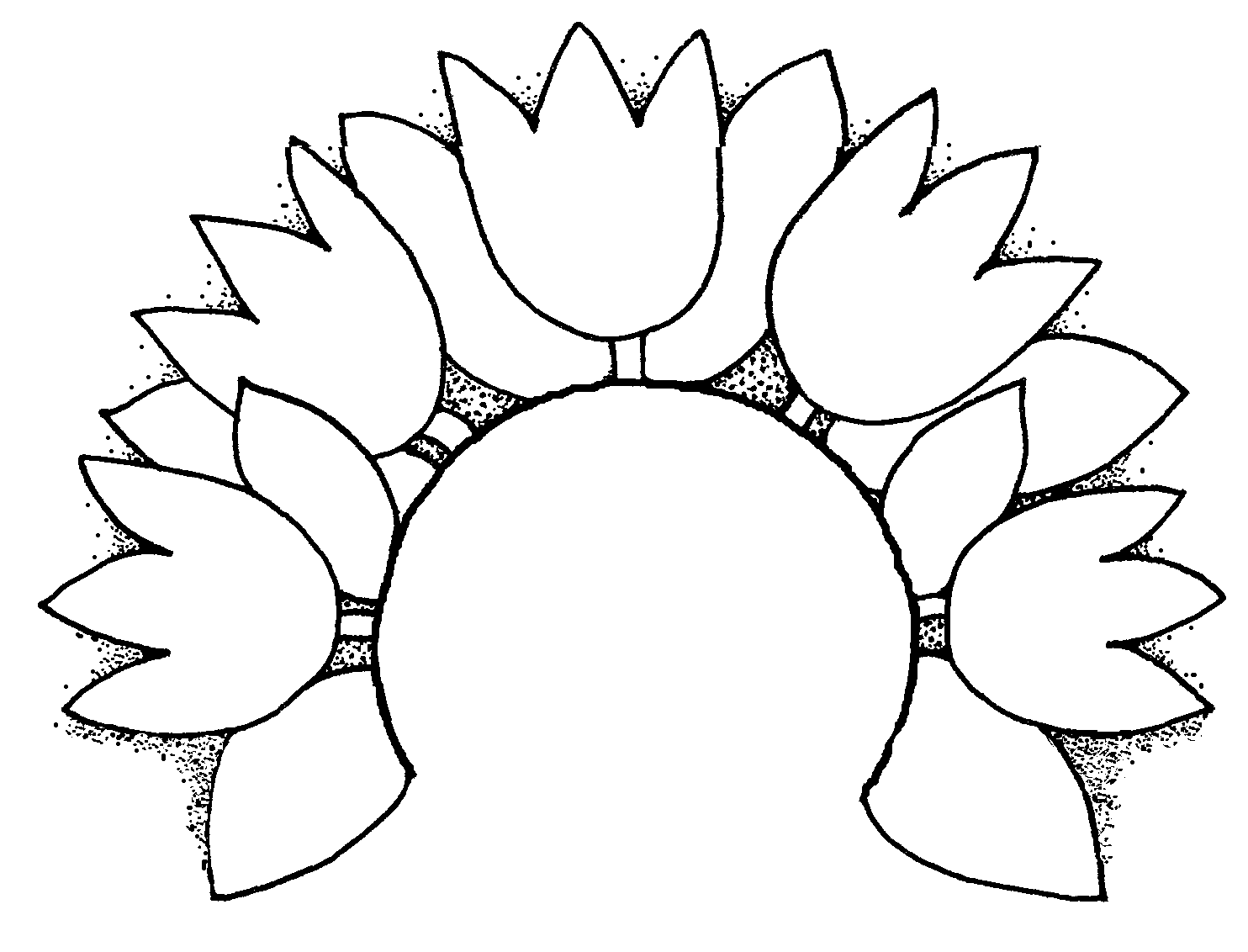 1484x1132 Sunflower Black And White Black And White Simple Drawings Clipart