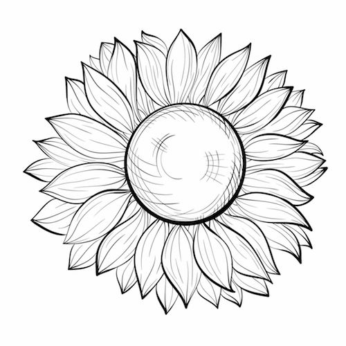 500x500 Sunflower Tattoo Meaning