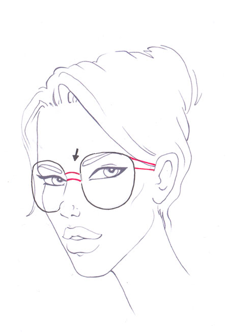 450x652 How To Draw Sunglasses I Draw Fashion