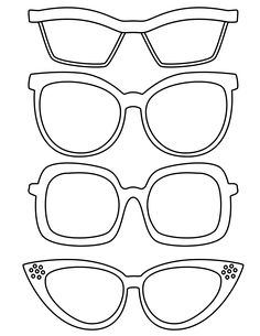 236x305 Sunglasses Coloring Page Worksheets, School And Template
