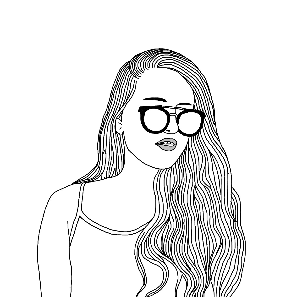 1242x1242 Drawing Art Drawing Draw Sunglasses Doodle