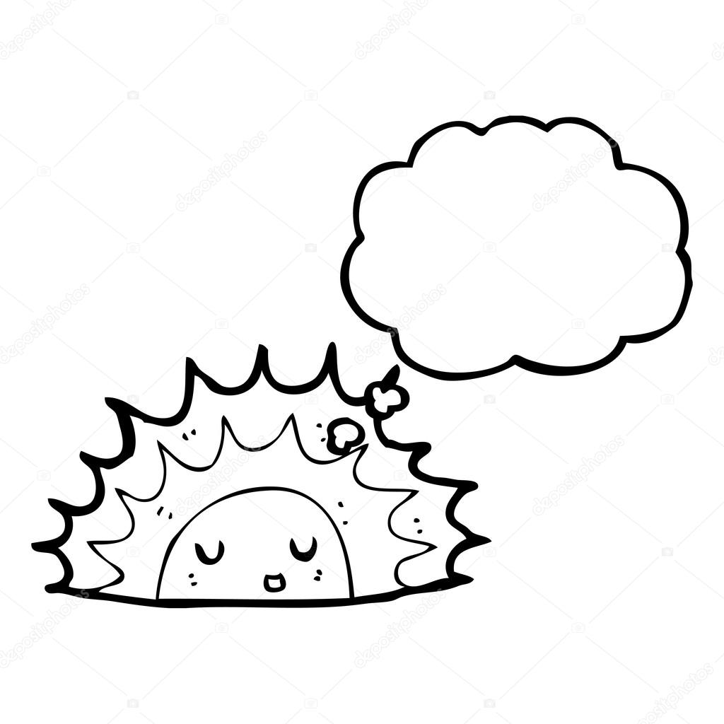 1024x1024 Sunrise Cartoon Stock Vector Lineartestpilot