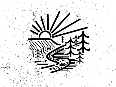 400x300 River Sketch By Janis Zalitis