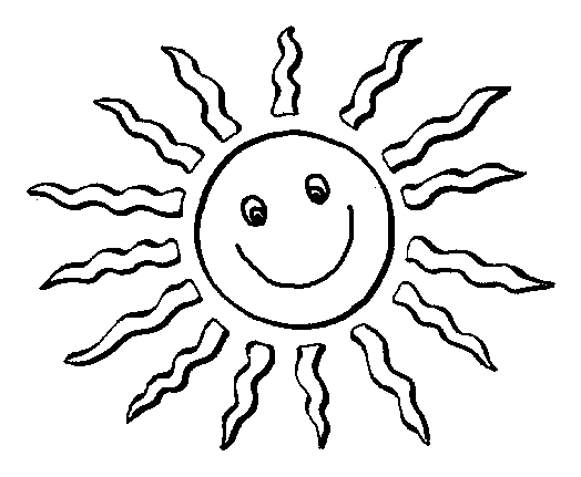 524x431 Coloring Pages Colouring Pages Of Sun Shinning In Summer