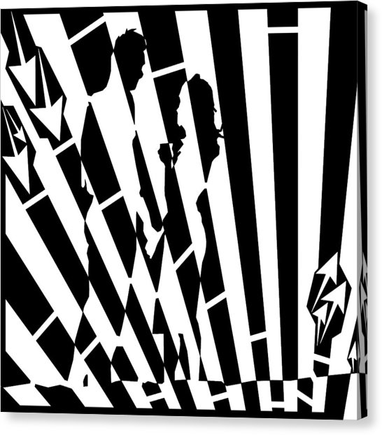 546x622 Couple At Sunset Holding Hands Maze Drawing By Yonatan Frimer Maze