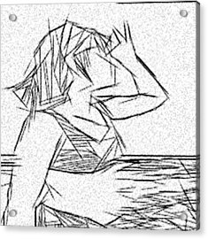 235x270 Searching For The Sunset Drawing By Jonathan Harnisch