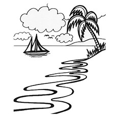 230x230 Beach Coloring Pages 20 Free Printable Sheets To Color
