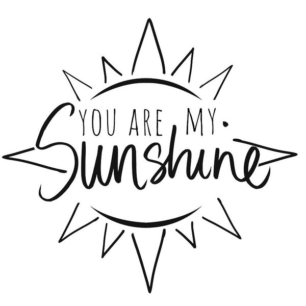 600x600 You Are My Sunshine With Sun Poster By South Social Studio