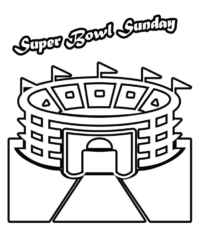685x852 2017 Super Bowl Coloring Sheets