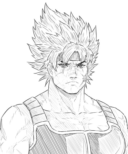 500x600 Super Saiyan Of Legend By Eys123