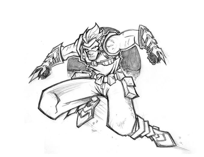 680x525 Draw A Pencil Sketch Of Any Superhero By Aphronio