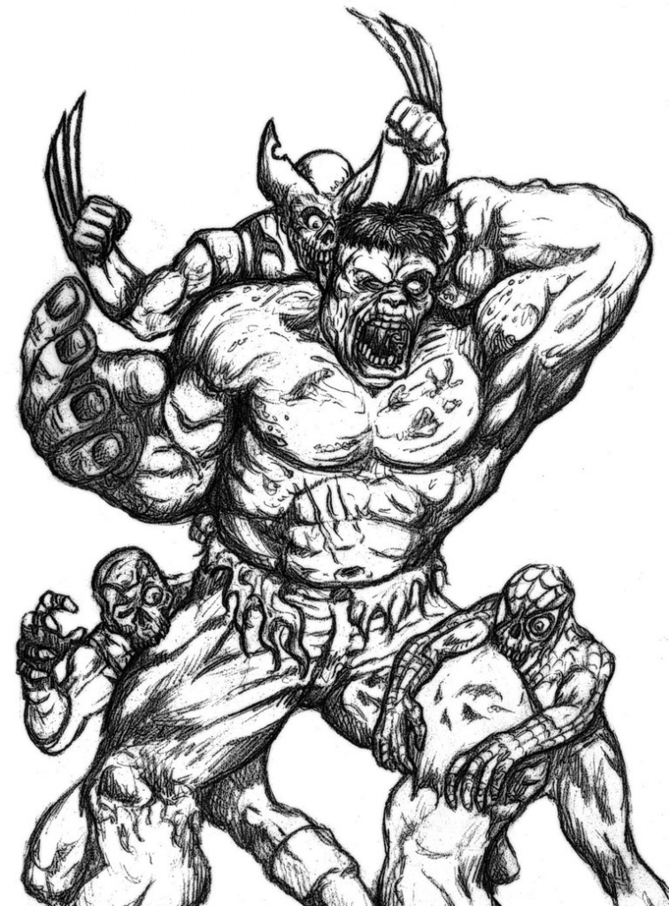 756x1024 Drawings Of Zombies Bestofpicture Images Zombie Superheroes