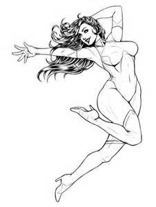 226x300 Female Superheroes Drawings