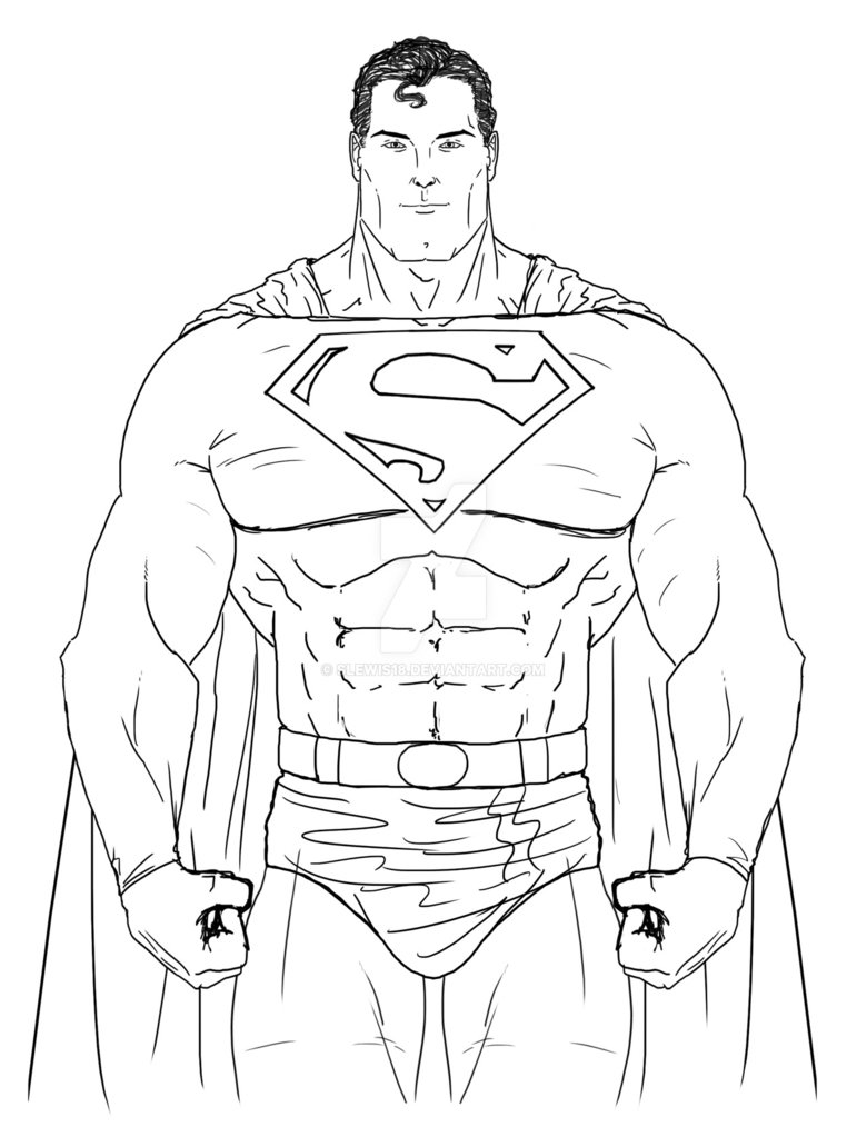 780x1023 Superman Digital Sketch By Scottlewisart