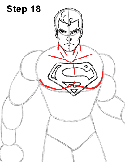 404x523 How To Draw Superman (Full Body)