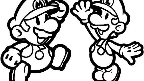 570x320 Mario And Luigi Drawing How To Draw Luigi [Super Mario] Drawing