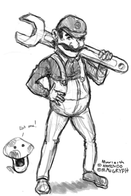 534x800 Realistic Mario Maugryph