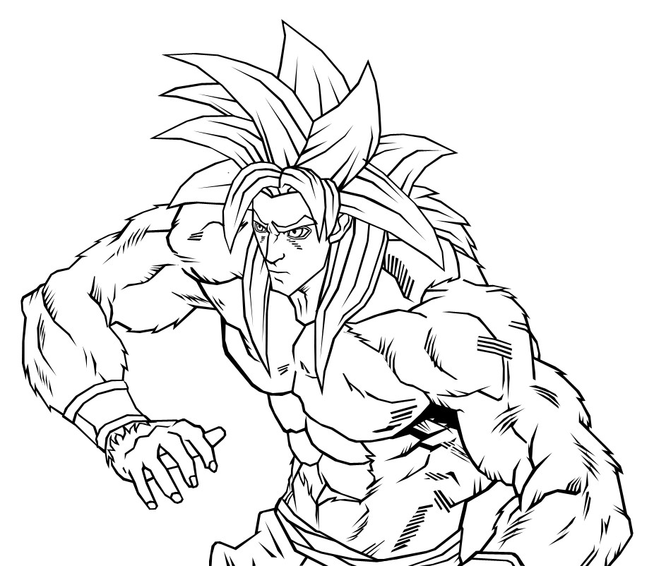 943x802 Goku Super Saiyan 4 By Neoluce