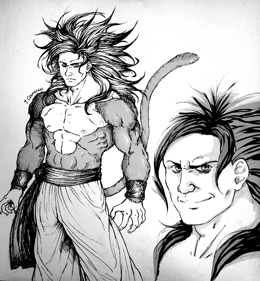 850x916 Redesign Goku Super Saiyan 4 By Aethereo