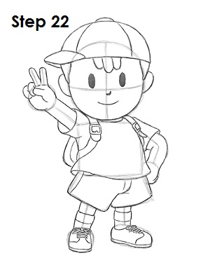 300x388 How To Draw Ness (Earthbound)