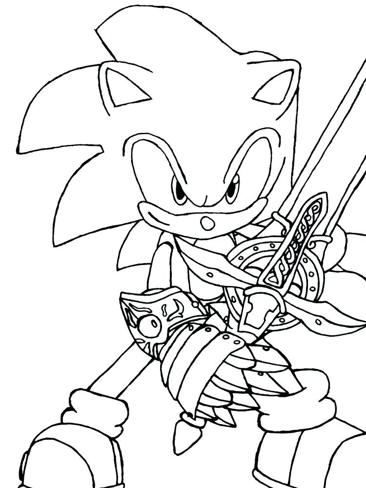 750x1000 Sonic The Hedgehog Coloring Super Sonic Coloring Pages For Boys