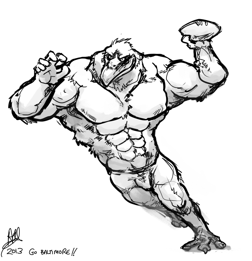 842x872 Speed Sketch Superbowl! Weasyl