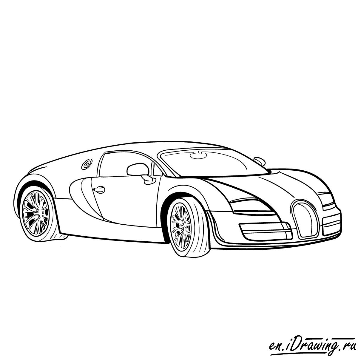 Supercar Drawing at GetDrawings | Free download
