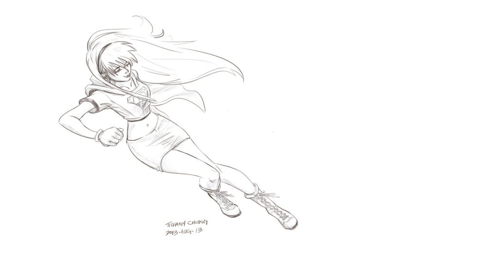 1024x576 Supergirl! Jelliefishie