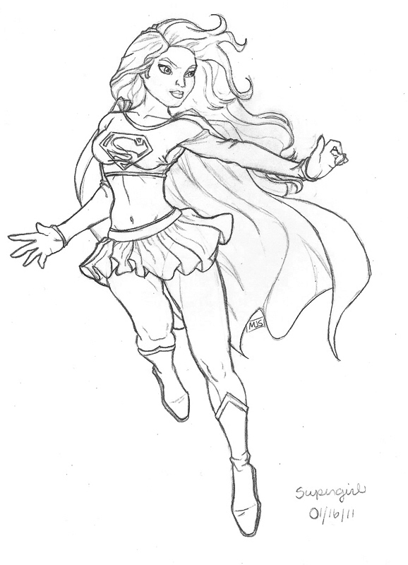 578x800 Fanart Supergirl By Kittystavern