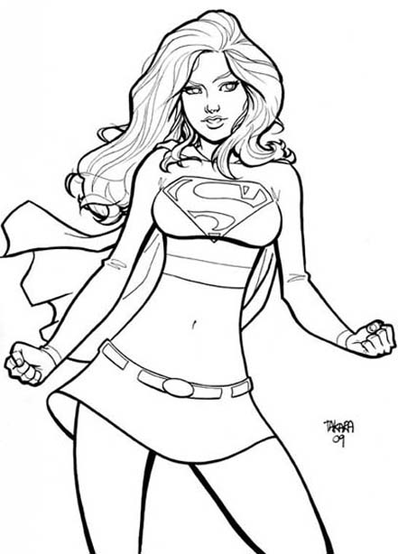 441x614 Sketch Of Superwoman