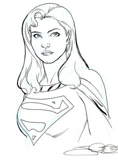 236x319 Supergirl Sketch Craft'In