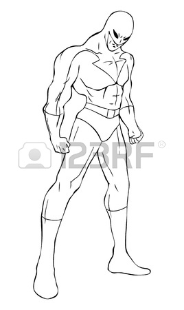 268x450 Superhero In Flying Pose Royalty Free Cliparts, Vectors, And Stock