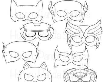 340x270 Superhero Mask Etsy