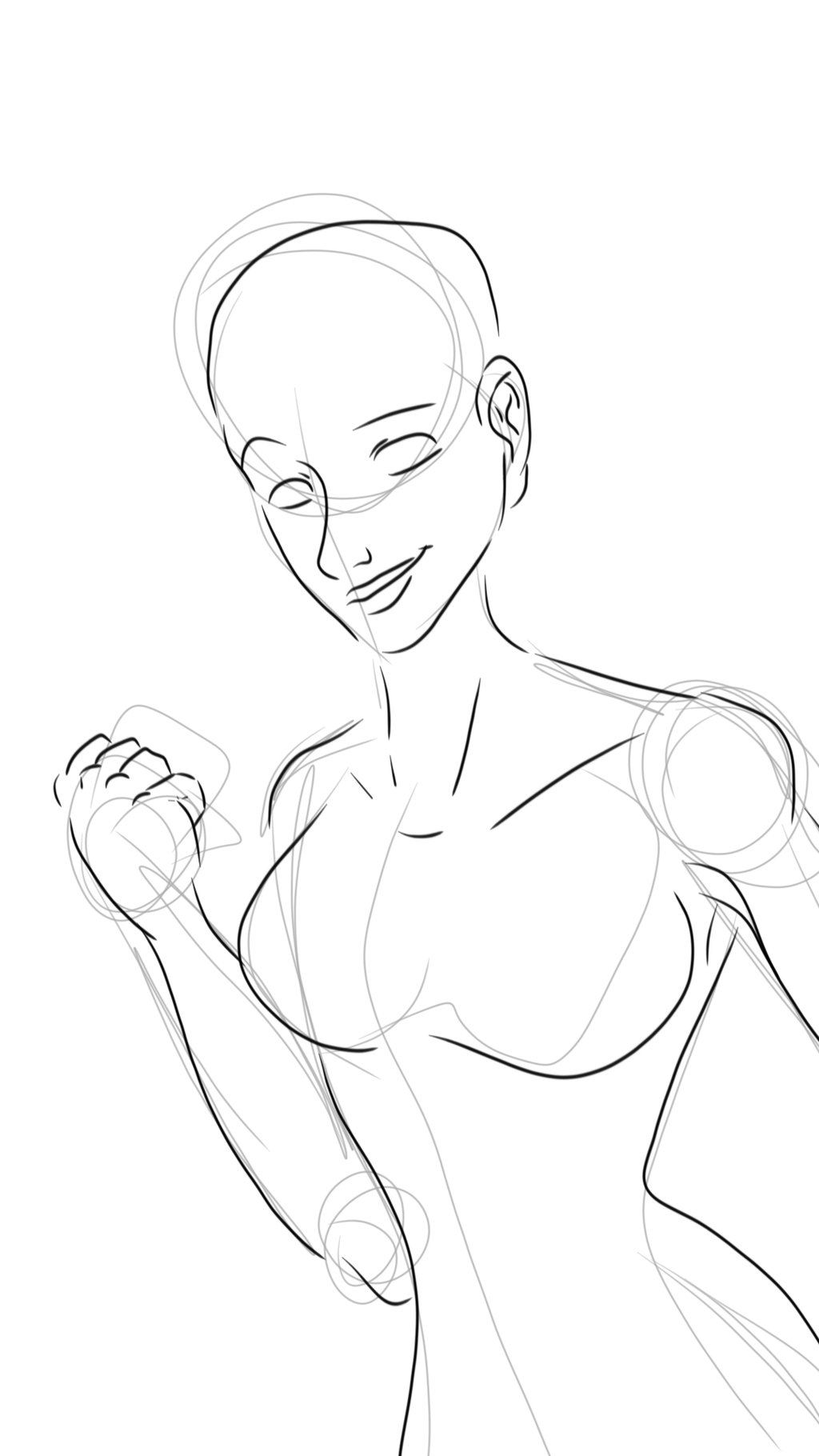 1024x1820 Superhero Girl Sketch By Xnightsilverx