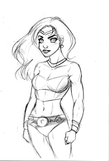 364x539 Superhero Girl Sketch Calendar Research Girl Sketch