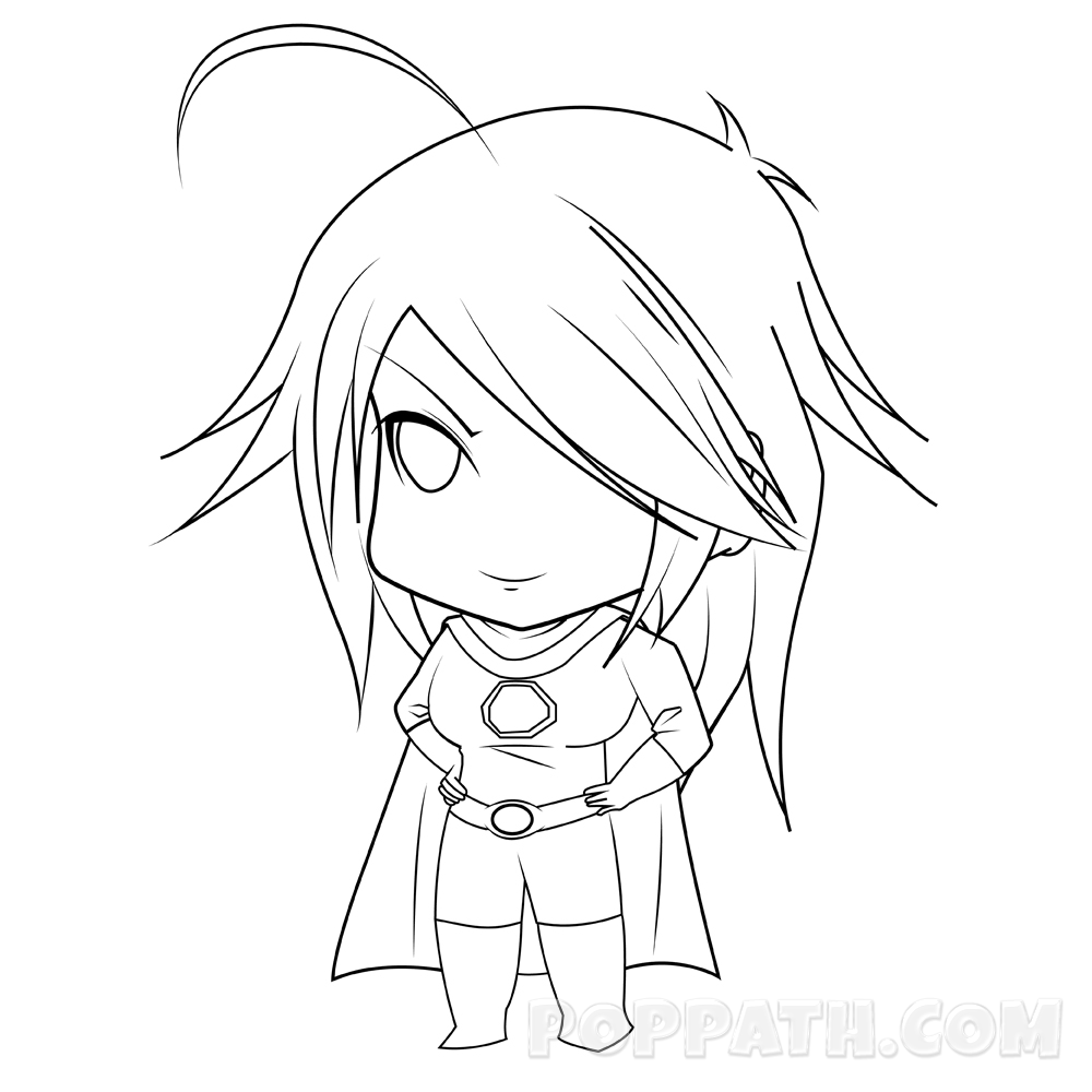 1000x1000 How To Draw A Chibi Super Hero Pop Path