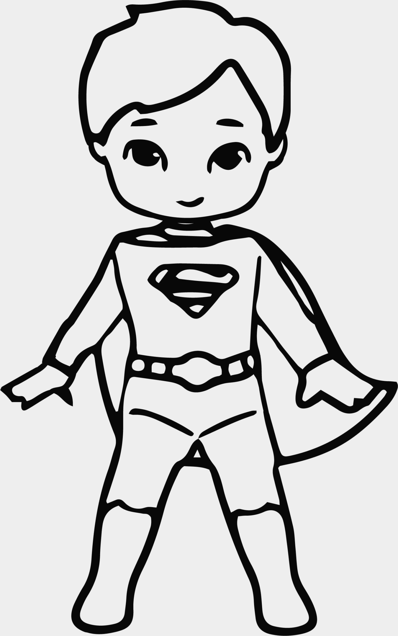 1391x2221 Beautiful Superman Cartoon Coloring Pages