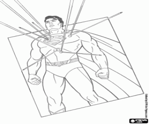 300x250 Superman Coloring Pages Printable Games